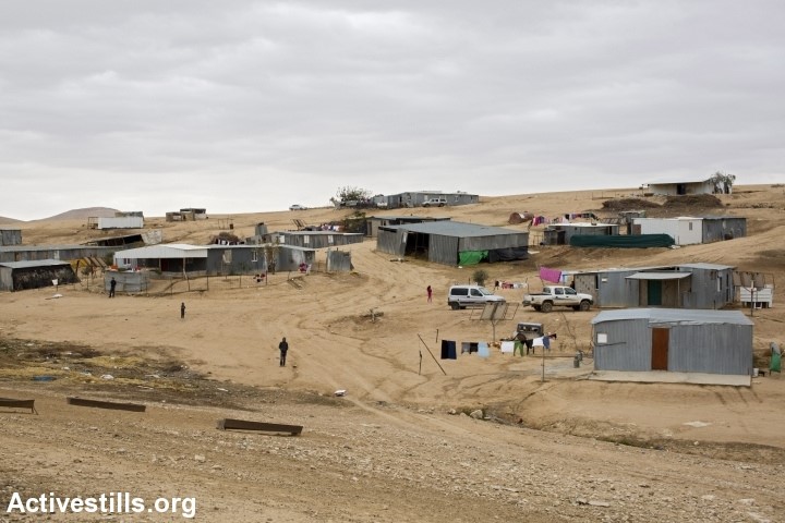 An Arab-Bedouin village in the Negev (Photo: Activestills)