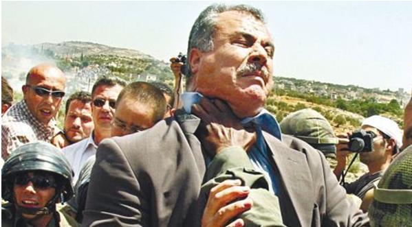 Hadash chairman and former MK Muhammad Barakeh attacked by soldiers near Bil'in