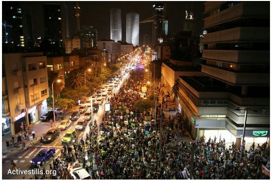 Thousands of Israelis flooded the streets on Saturday night, June 27, to oppose the gas deal approved by the cabinet