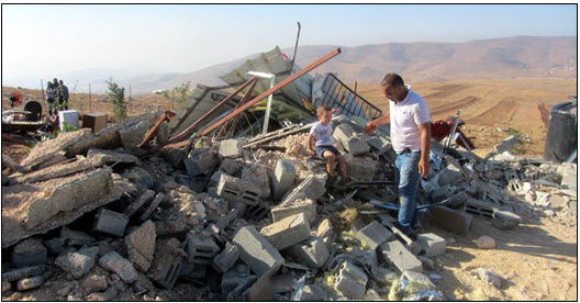 228 Palestinians (including 124 minors) were left homeless in August as a result of Israeli demolitions in Area C. The wave of demolitions continues.