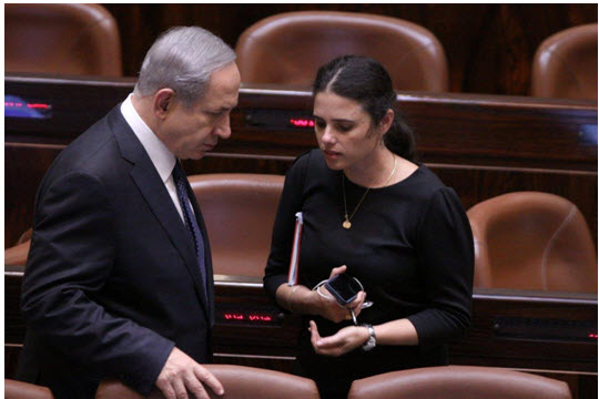 PM Benjamin Netanyahu and Justice Minister Ayelet Shaked