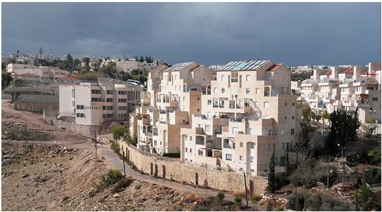 The Israeli settlement of Ma’ale Adumim located east of Jerusalem, deep in the heart of in the occupied West Bank