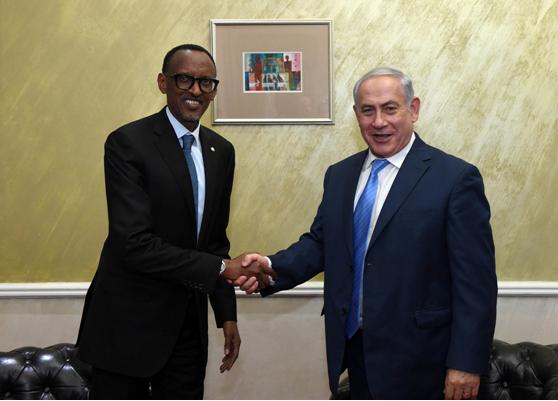 PM Netanyahu Meets Rwandan President Kagame