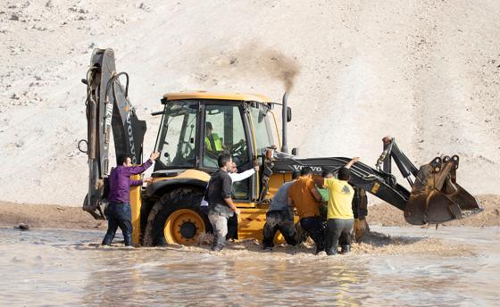 Three people were arrested in Khan al-Ahmar on October 15, after occupation forces arrived at the village to escort bulldozers preparing the infrastructures for the upcoming demolition of the village.