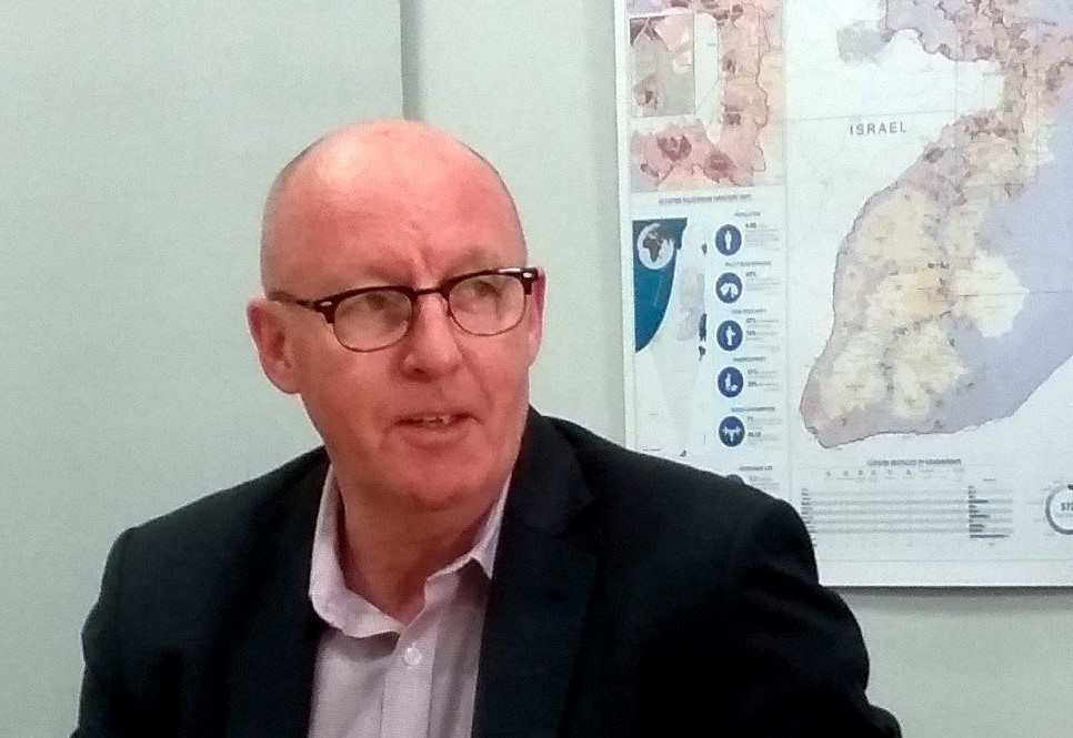 The UN Humanitarian Coordinator for the occupied Palestinian territory, Jamie McGoldrick