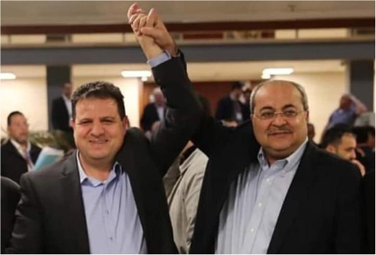 Hadash leader, MK Ayman Odeh and Ta’al Chairman MK Ahmad Tibi