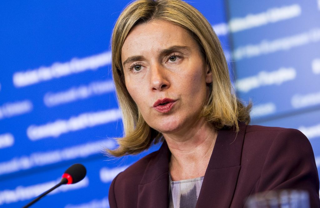 European Union foreign policy Chief Federica Mogherin