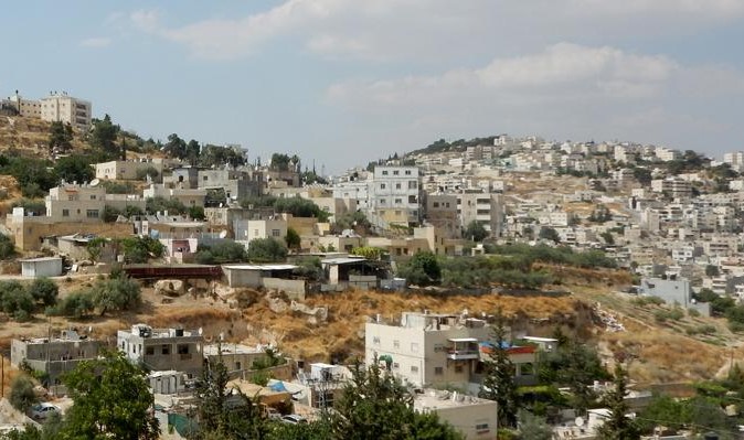 Wadi Yasul, a Palestinian neighborhood in occupied East Jerusalem, slated for demolition