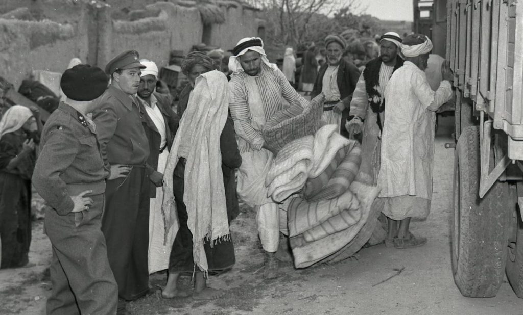 Ethnic cleansing after the guns fell silent, March 1949: The eviction of the residents of the village of Iraq al-Manshiyya, population 2,000, which had been within the borders of the Arab state defined by the 1947 UN Partition Plan of Palestine. This action took place weeks after Israel and Egypt signed their armistice agreement in Rhodes, Greece, under the auspices of the UN, setting the armistice line such that Iraq al-Manshiyya was on the Israeli side. The residents of the village were transferred to what would become known as the Gaza Strip. In 1954, Israel founded the development town of Kiryat Gat that included the site and adjacent agricultural fields of the erased Arab village, totaling some 1,350 hectares of land.