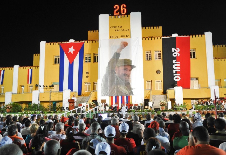 The Moncada Barracks in Santiago de Cuba where a small group of revolutionaries led by Fidel Castro staged an armed attack on July 26, 1953, marking the beginning of the Cuban Revolution