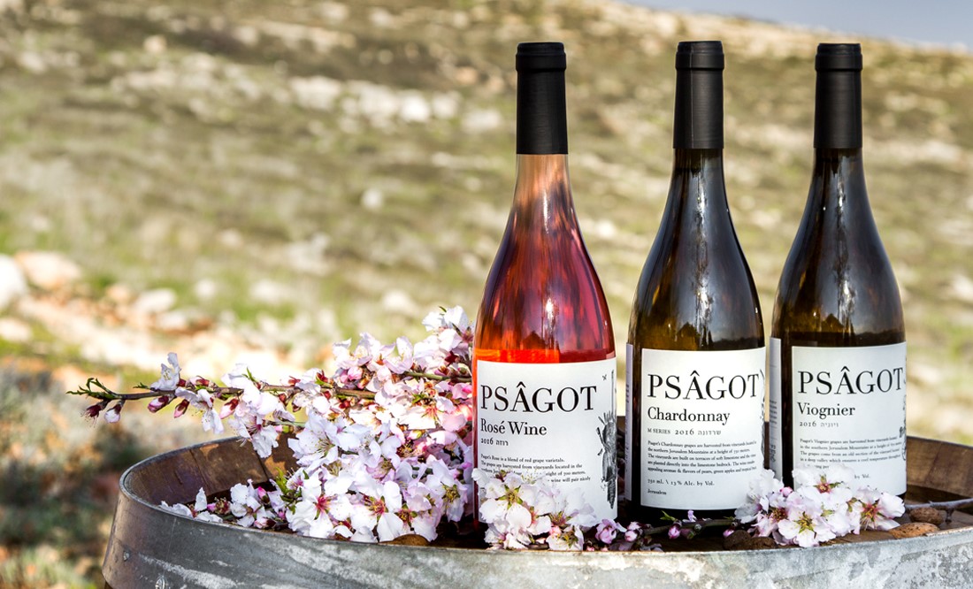 PSÂGOT wines produced in the settlement of that name north of Jerusalem, in the occupied Palestinian West Bank