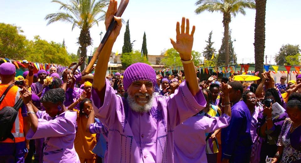 Members of the African Hebrew Israelite community in Dimona