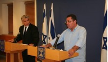 Lapid and Eini (Photo: Finance Ministry)