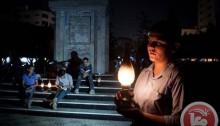 Gaza Strip plunged into darkness (Photo: Ma'an)