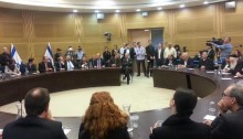 Last week's opposition "alternative Knesset" debate (Photo: Al Ittihad)