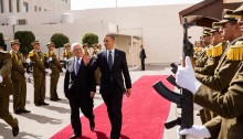 Presidents Obama and Abbas in Ramallah (Photo: Al Ittihad)