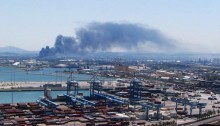 Air pollution in Haifa Bay (Photo: Ministry of Environmental Protection)