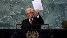 Palestinian President Abbas at UN on Friday (Photo: Telesur)