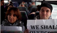 On the 15th of November 2011, Palestinian activists from the West Bank boarded an Israeli bus to Jerusalem in an attempt to highlight the regime of discrimination on freedom of movement in the Occupied Territories. After boarding without incident, the bus was stopped at the Hizme checkpoint, where all the activists were arrested and forcibly removed.