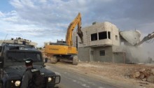 Demolition of an Arab home in occupied East Jerusalem