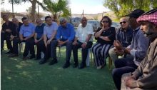 All Hadash MKs were among those who visited Khan al-Ahmar on Monday, June 11, and expressed solidarity with the Palestinians residents.
