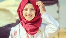 Palestinian paramedic Razan al-Najjar, 20, who was shot and killed by a live round fired by an Israeli military sniper on June 1, 2018