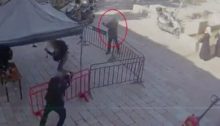 Shadi Bana opens fire on Border Policemen in Jerusalem, Thursday, February 6, 2020. The fleeing assailant was shot dead by police moments later.